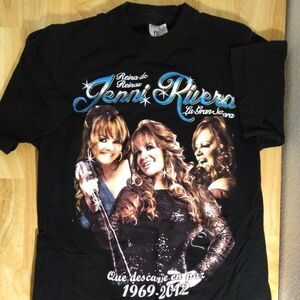 Deadstock Jenni Rivera La Gran Senora Memorial Rap T-Shirt